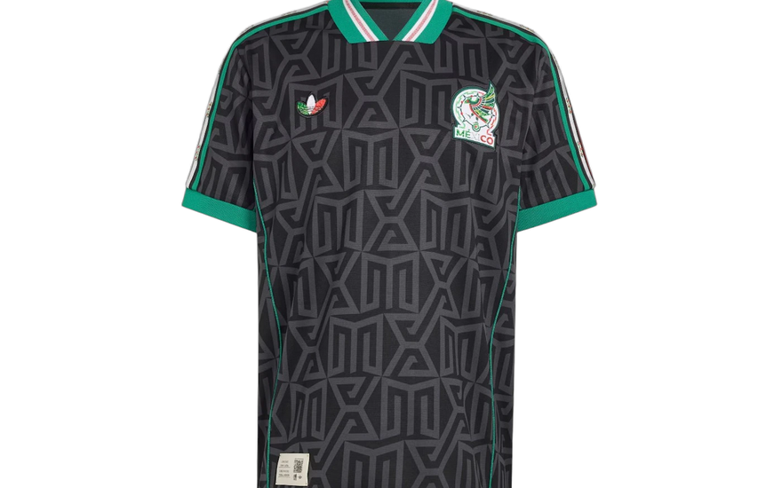 Adidas x Someone Somewhere Mexico Lifestyle Jersey Black/Carbon: el jersey artesanal que se lleva fuera del estadio
