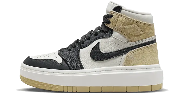 Air Jordan 1 Elevate High Team Gold: Elegância dourada que domina o campo e a rua