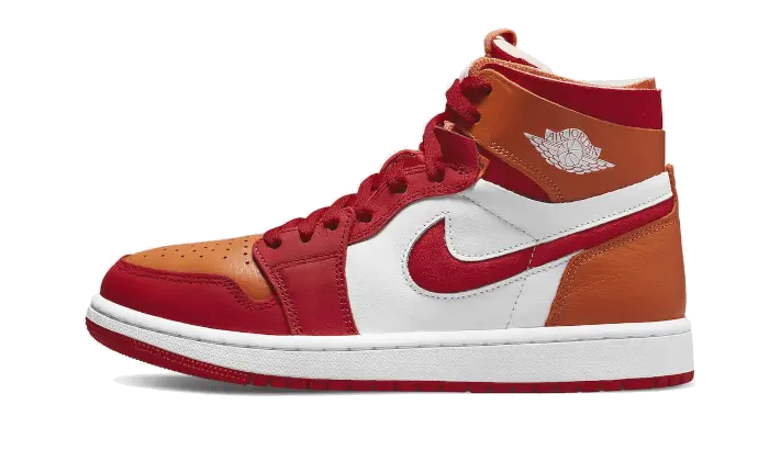 Air Jordan 1 High Zoom Air CMFT Fire Red Hot Curry: Stil, Farbe und Zoom Air