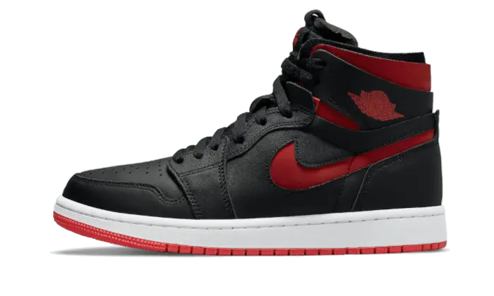 Air Jordan 1 High Zoom CMFT Bred — Beroemde Bred met Zoom en hoogste draagcomfort