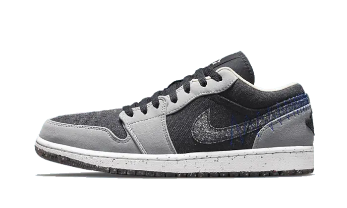 Air Jordan 1 Low Crater Black Grey : style durable et confort citadin