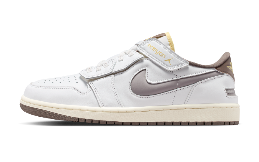 Air Jordan 1 Low EasyOn White Olive Grey Lemon Wash: estilo bajo y comodidad urbana