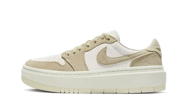 Air Jordan 1 Low Elevate Tan Suede: retrostijl in beige suède die je uitstraling versterkt