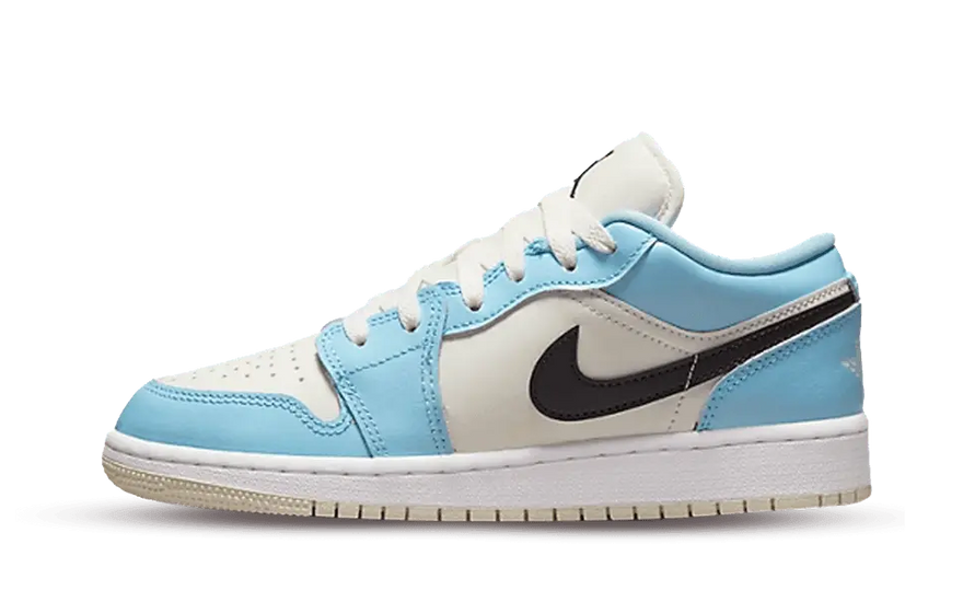 Air Jordan 1 Low Ice Blue (GS) — Boty pro mladé s módou a městským pohodlím