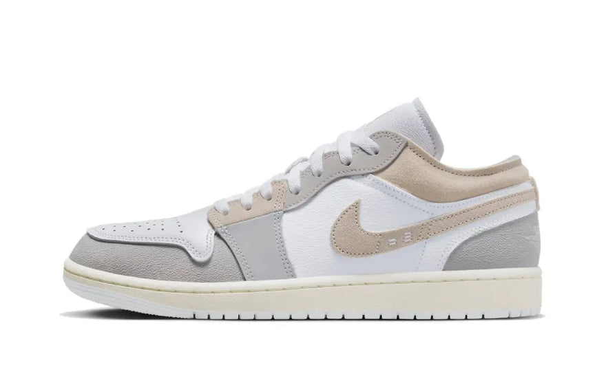 Air Jordan 1 Low SE Craft Inside Out Szary Tech — Szare buty sportowe z stylem i wygodą