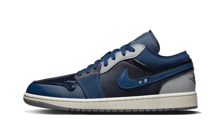 Air Jordan 1 Low SE Craft Obsidian: Låga skor med obsidiansvart stil och stadskomfort