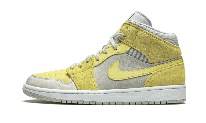Air Jordan 1 Mid Mixed Textures Yellow: la mezcla de cuero y gamuza que se lleva 2026