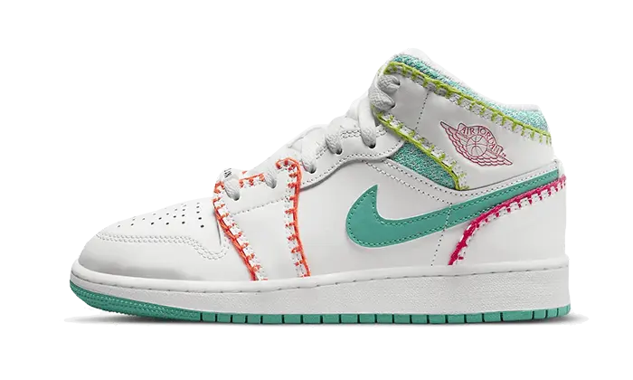 Air Jordan 1 Mid Multi Knit: mezcla de punto, color y comodidad urbana