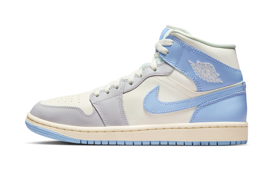 Air Jordan 1 Mid Psychic Blue Sail Coconut Milk: el toque urbano que necesitas