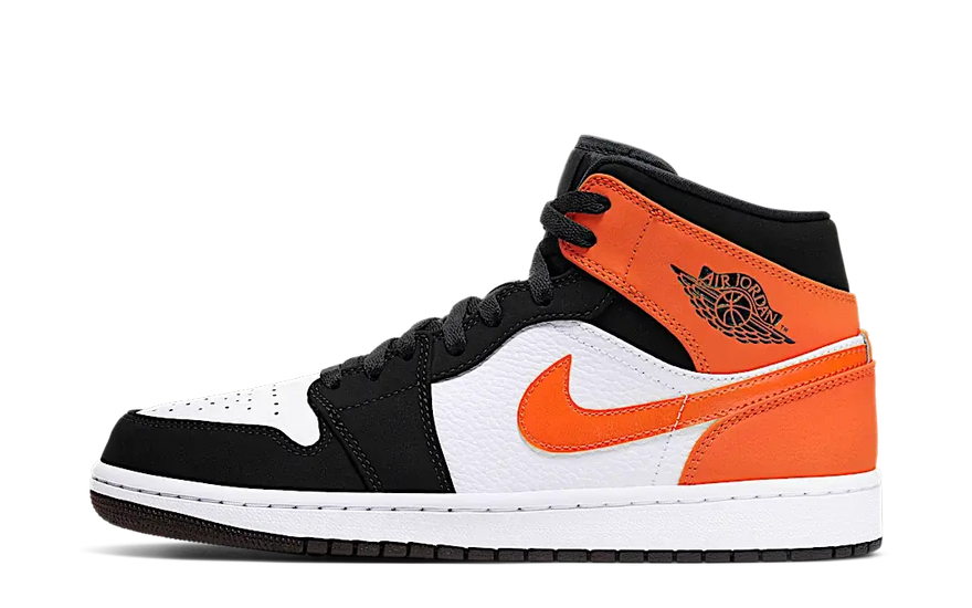 Air Jordan 1 Mid Shattered Backboard: das orangefarbene Streetwear-Icon