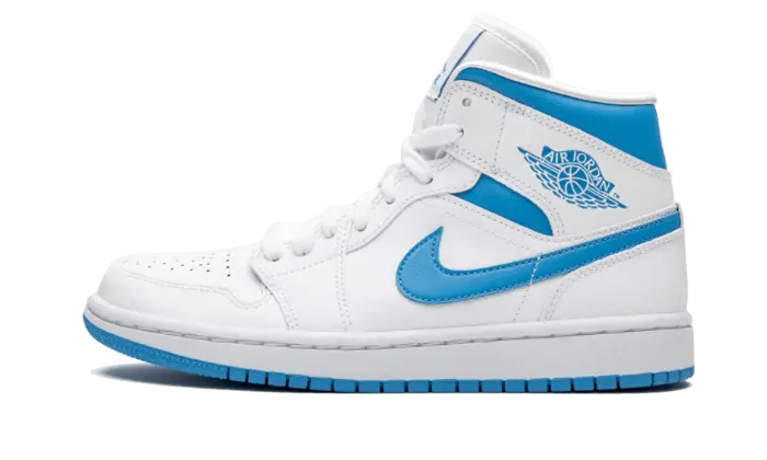 Air Jordan 1 Mid UNC: Univerzitní styl a výkon pro ženy