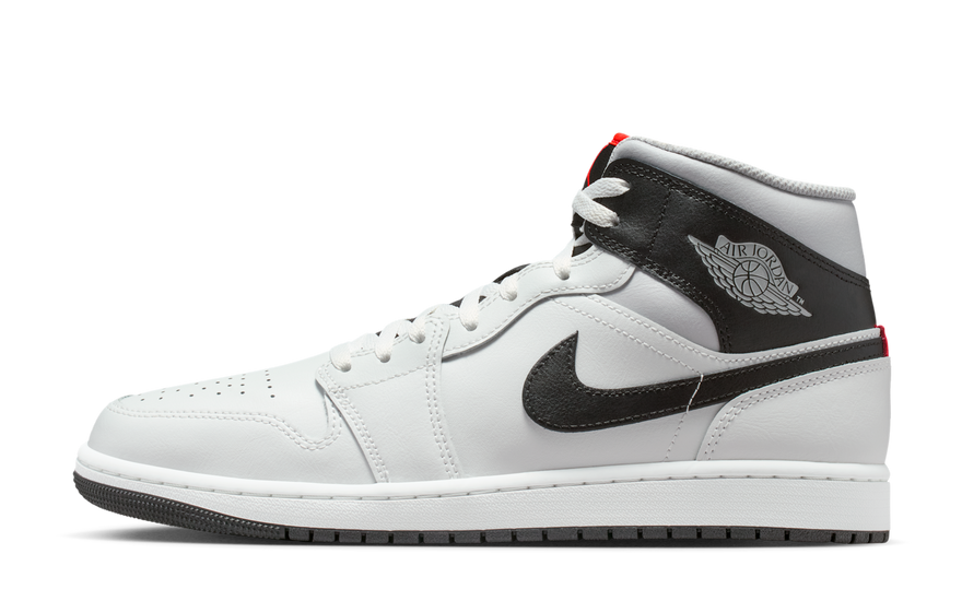 Air Jordan 1 Mid White Neutral Grey Infrared: la Mid que necesitas ahora