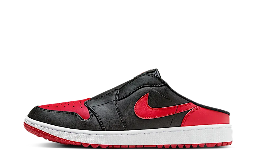 Air Jordan 1 Mule Golf Bred : la mule Bred qui conquiert le green