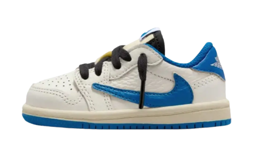 Air Jordan 1 Retro Low OG SP Fragment x Travis Scott Sail Military Blue (TD) — Χαμηλό απαραίτητο για το στυλ σου