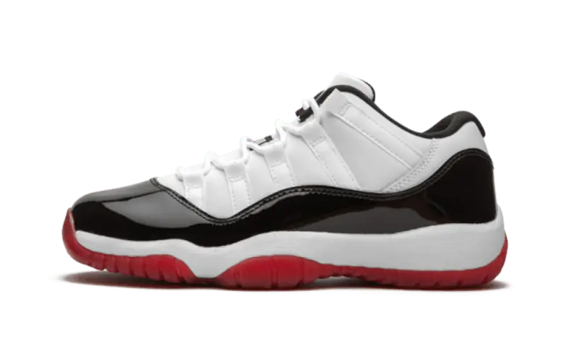 Air Jordan 11 Low White Bred: de lage schoen die je stedelijke stijl herdefinieert