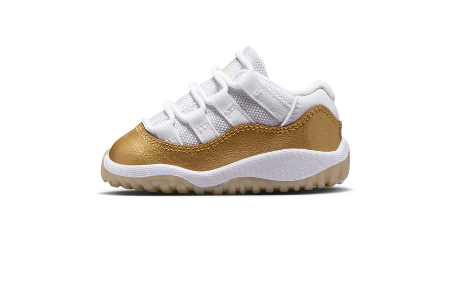 Air Jordan 11 Retro Low White Team Gold Metallic Gold — Blanco y Dorado: Low-top de Lujo Urbano