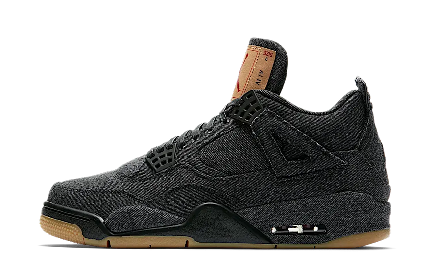 Air Jordan 4 Retro Levi's Black (Levi's Tag) — Iconic denim for your collection