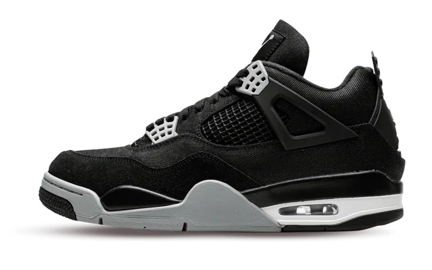 Air Jordan 4 Retro SE Black Canvas — Lona preta que redefine o teu estilo urbano