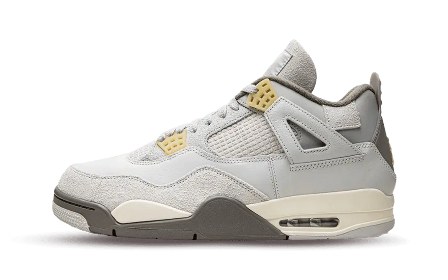 Air Jordan 4 SE Craft Photon Dust — Se lyxig ut i mocka och grädde