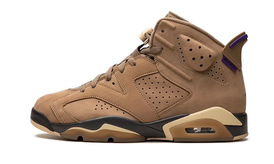 Air Jordan 6 Retro Gore-Tex Brown Kelp — Estilo impermeable para la calle
