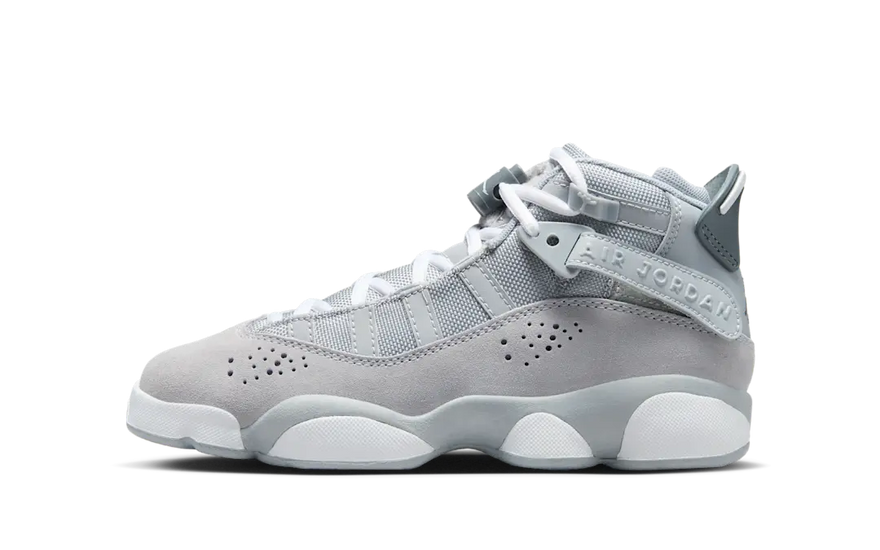 Air Jordan 6 Rings Wolf Grey White Cool Grey : icône urbaine avec un confort légendaire