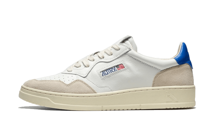 Autry Medalist Leather Suede Low White Azure Beige: la sneaker retro que domina 2026