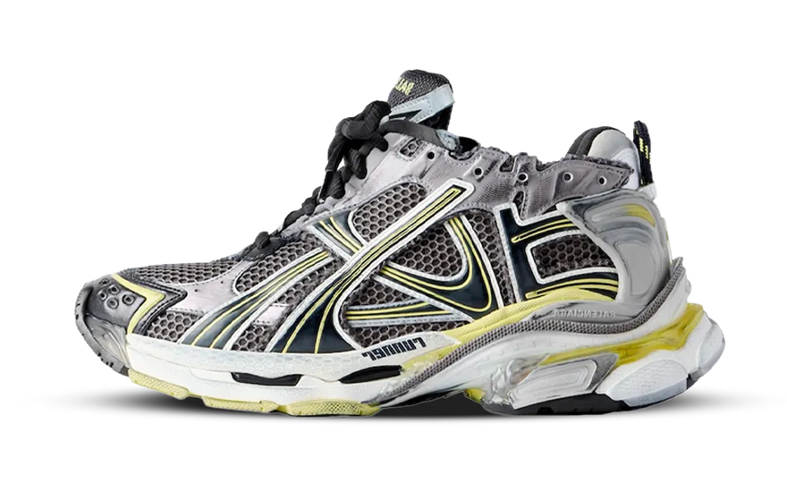 Balenciaga Runner Grey Yellow: la sneaker chunky con efecto worn-out que domina el streetwear en 2026