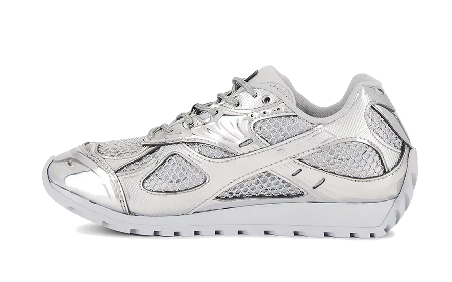 Bottega Veneta Orbit Silver White: la sneaker que convierte el intrecciato en malla metalizada