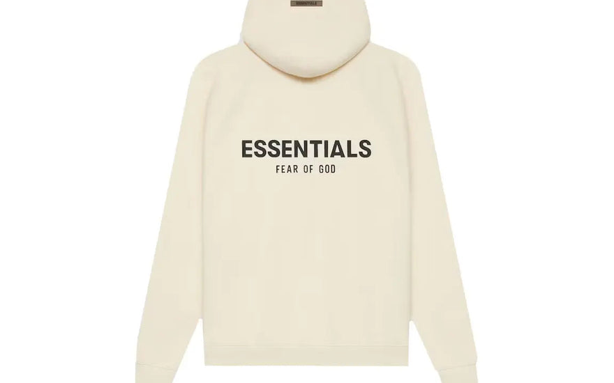 Fear of God Essentials Sweat à capuche SS21 Crème/Beurre — Sweat crème minimaliste et polyvalent