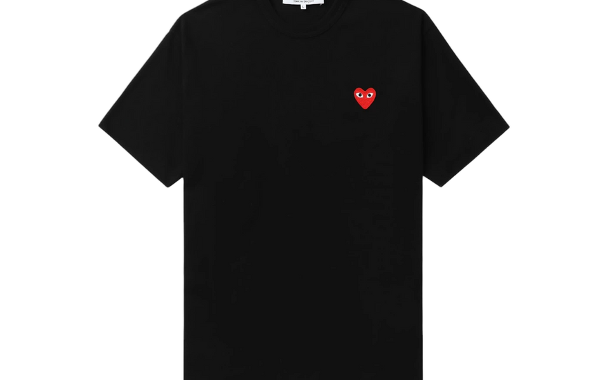Comme des Garcons PLAY Logo T-Shirt Black/Red: la camiseta del corazón rojo que nunca pasa de moda