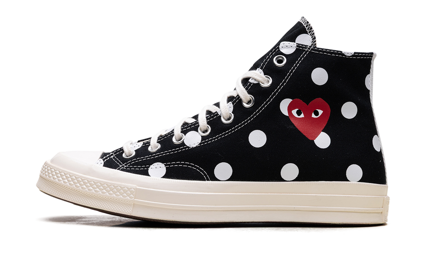 Converse Chuck Taylor All Star 70 Hi Comme des Garcons PLAY Polka Dot Black: la colaboración de lunares que sigue mandando en 2026