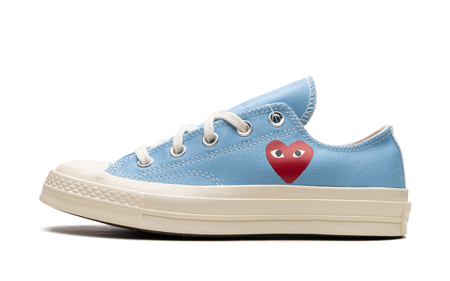 Converse Chuck Taylor All Star 70 Ox Comme des Garcons PLAY Bright Blue — El clásico reinventado