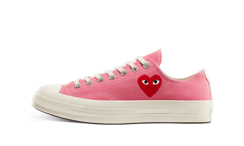 Converse Chuck Taylor All Star 70 Ox Comme des Garcons PLAY Bright Pink: el corazón que convierte el rosa en tendencia