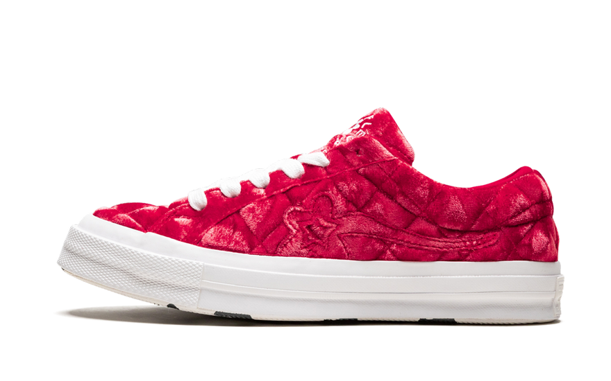 Converse One Star Ox Golf le Fleur TTC Quilted Velvet Barbados Cherry: la joya de terciopelo de Tyler, The Creator