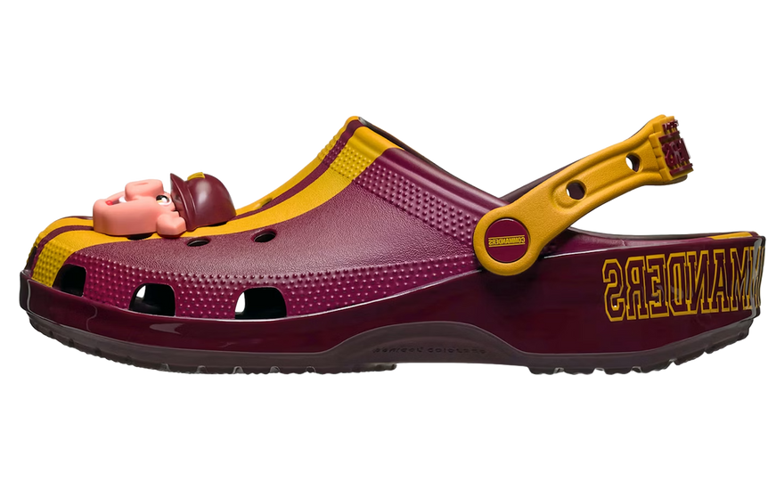 Crocs Classic Clog NFL Washington Commanders: zuecos oficiales para fans con estilo y confort