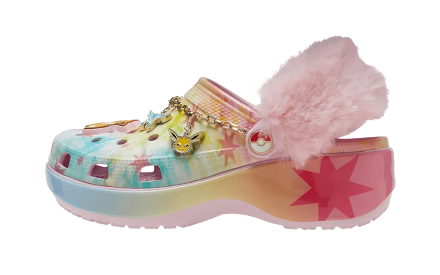 Crocs Classic Platform Clog Pokémon Eevee: plataforma, estilo y confort para fans