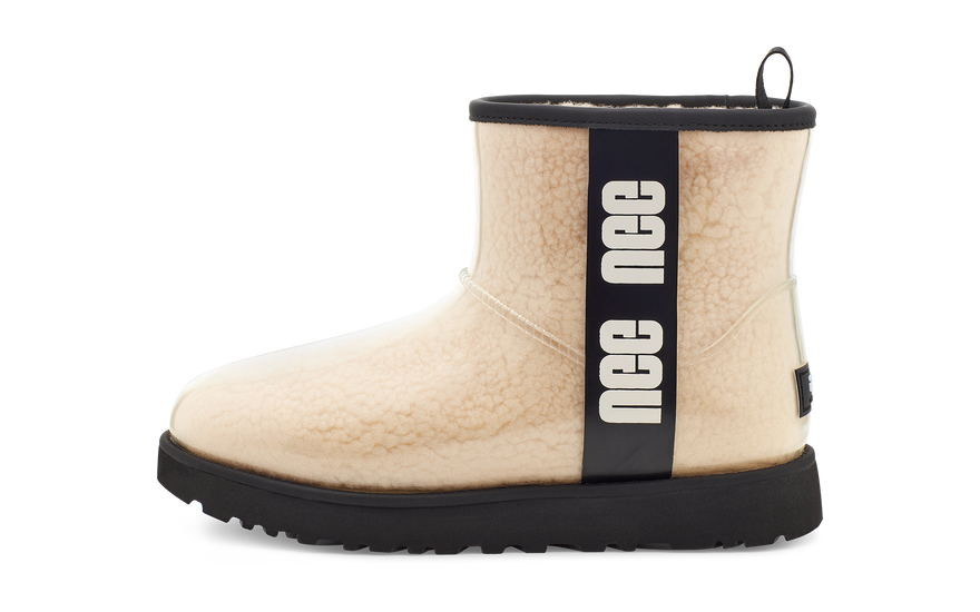 UGG Classic Clear Mini Boot Natural Black: The essential urban boot for winter