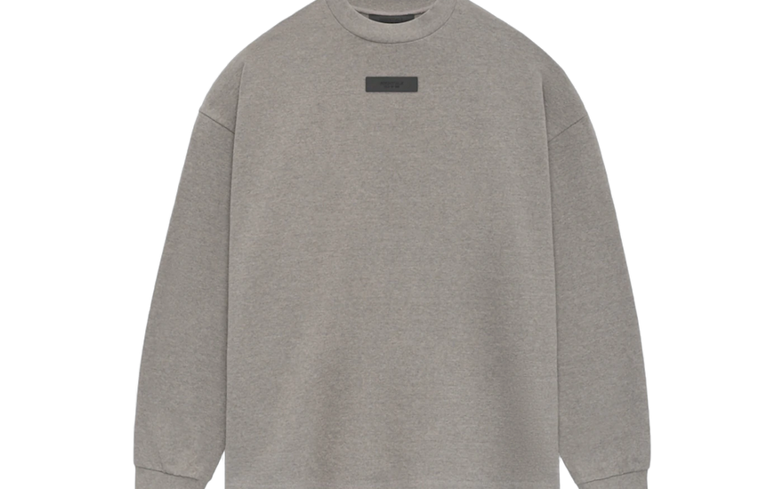 Fear of God Essentials Core Collection L/S T-Shirt Heather Grey: la manga larga que resuelve cualquier outfit
