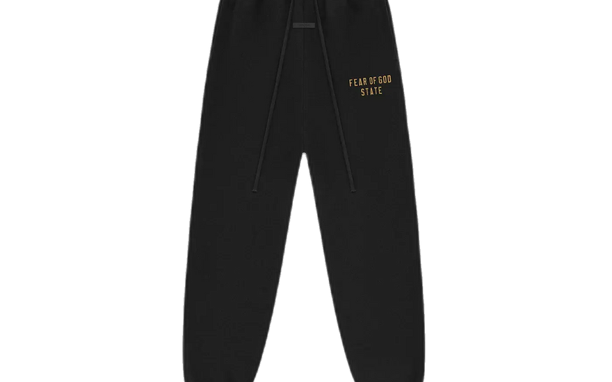 Fear of God Essentials State FW24 Calças de Treino Pretas — Os calções pretos que deves ter
