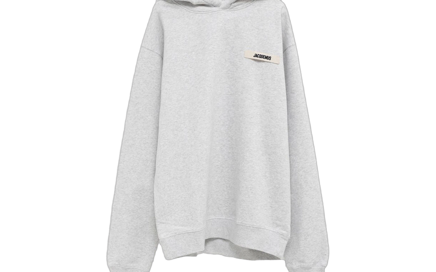 Jacquemus Le Hoodie Gros Grain 950 Grey: el lujo francés que transforma tu look casual