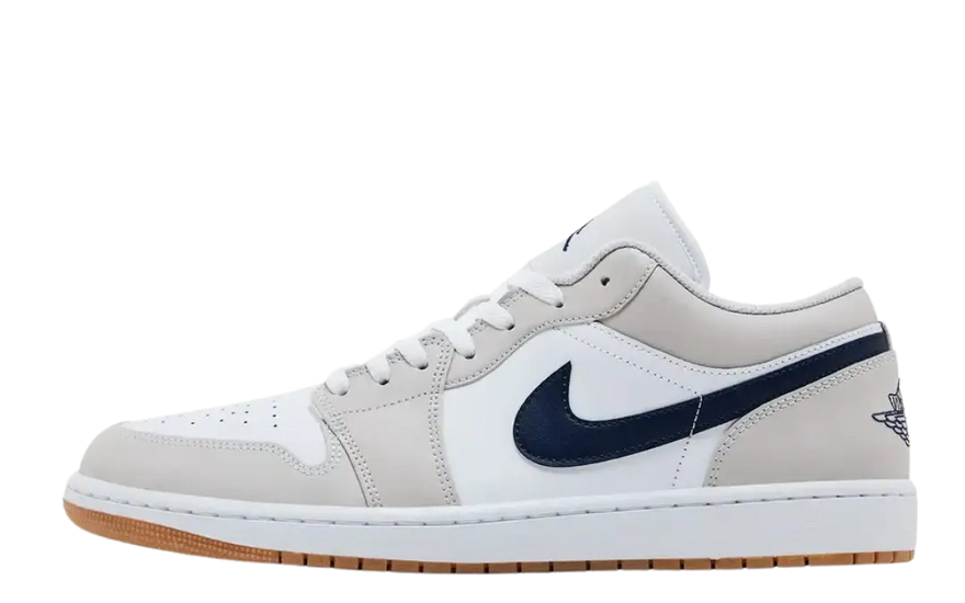 Air Jordan 1 Low Midnight Navy Neutral Grey: estilo que eleva tu look