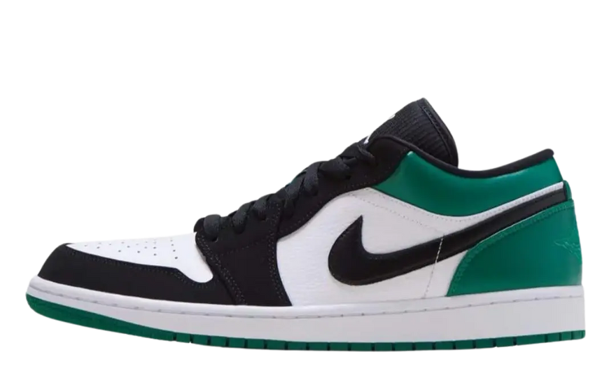 Air Jordan 1 Low White Black Mystic Green: the Low that reinvents your streetwear