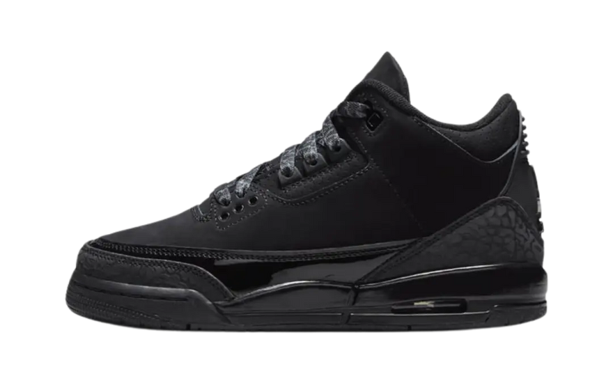Air Jordan 3 Rétro Chat Noir (2025) (GS) : Style noir, confort absolu