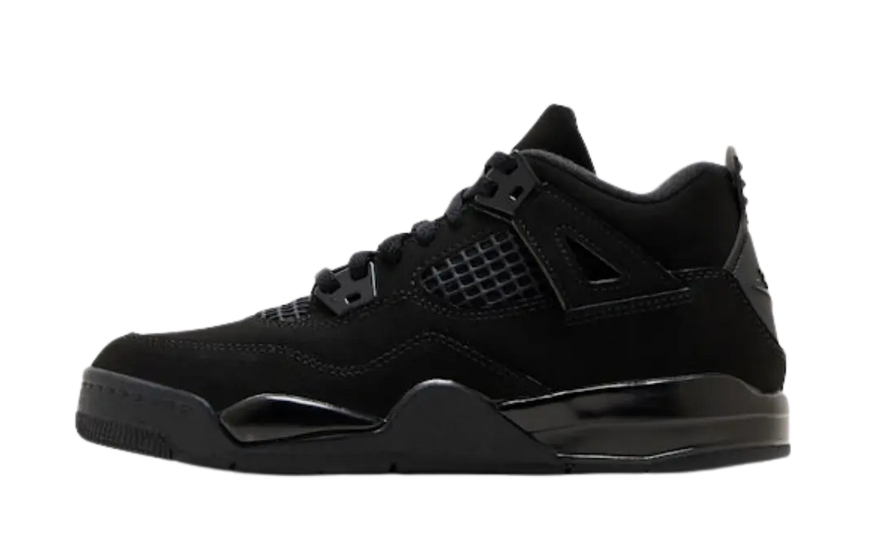 Air Jordan 4 Retro Czarny Kot (2025) (PS) — Styl i wydajność dla najmłodszych