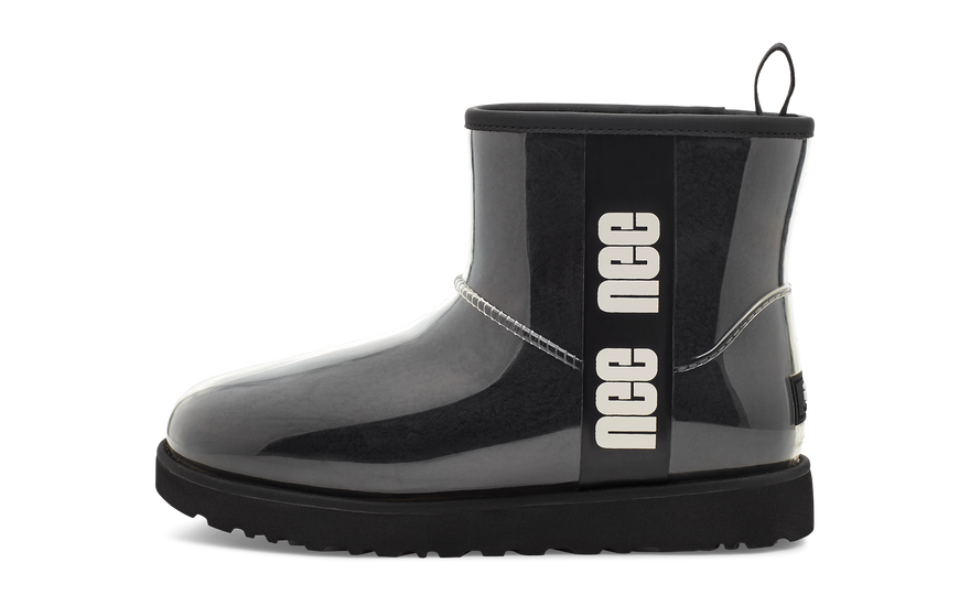 UGG Classic Clear Mini Boot Zwart — De doorzichtige laars die je uitstraling verandert