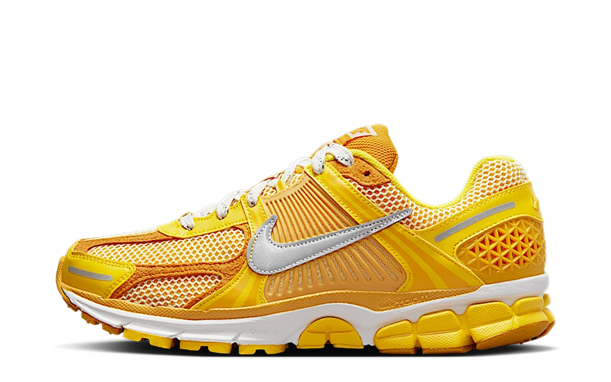 Nike Zoom Vomero 5 Gulockra: livfull stil och maximal stötdämpning