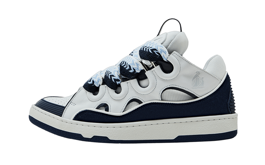 Lanvin Curb White Navy Blue: la chunky náutica que domina el street de lujo