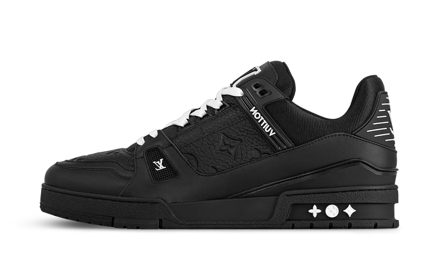 Louis Vuitton Trainer Black Embossed Monogram: guía completa de talla, calidad y cómo combinarlas en 2026