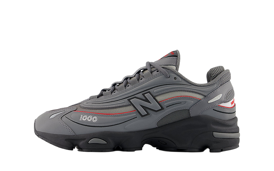 New Balance 1000 Grey Bright Red: la silueta retro-futurista de 1999 que vuelve a mandar en 2026