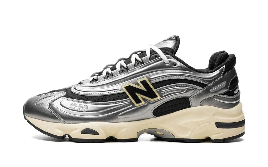 New Balance 1000 Silver Metallic: sølvfarvede sko, der løfter din stil